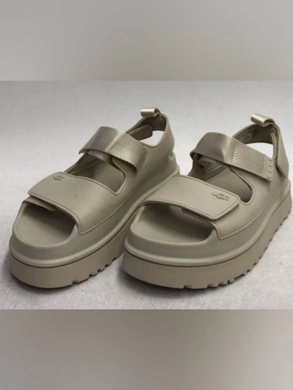 UGG® Goldenglow Sea Salt Sandals Size 10 New MSRP $99.99